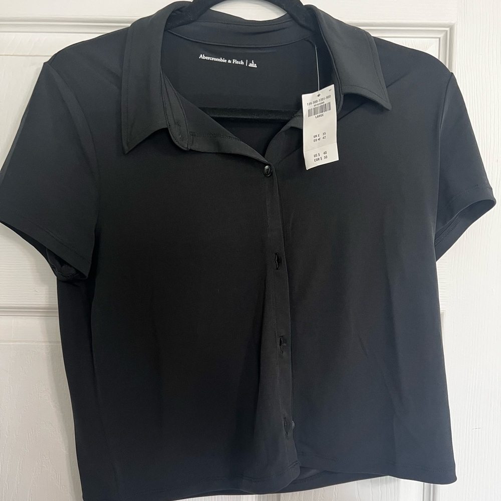 Abercrombie short sleeve button up NWT